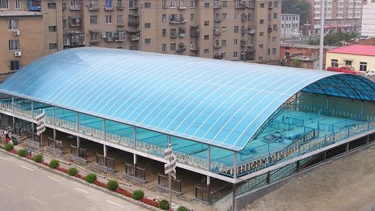 pc耐力板雨棚戶(hù)外棚安裝方法