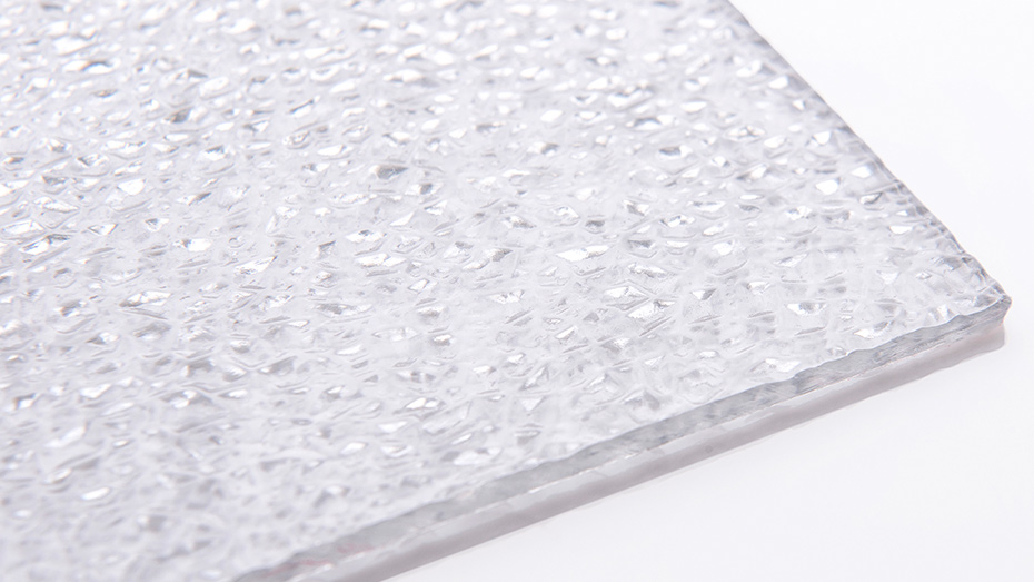 無(wú)色透明磨砂顆粒 PC耐力板