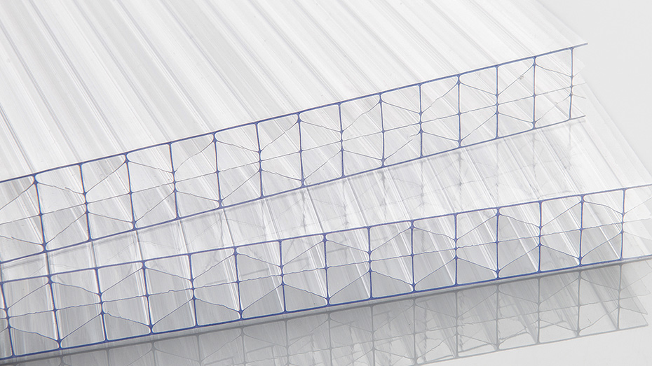 透明PC三層米字型陽(yáng)光板